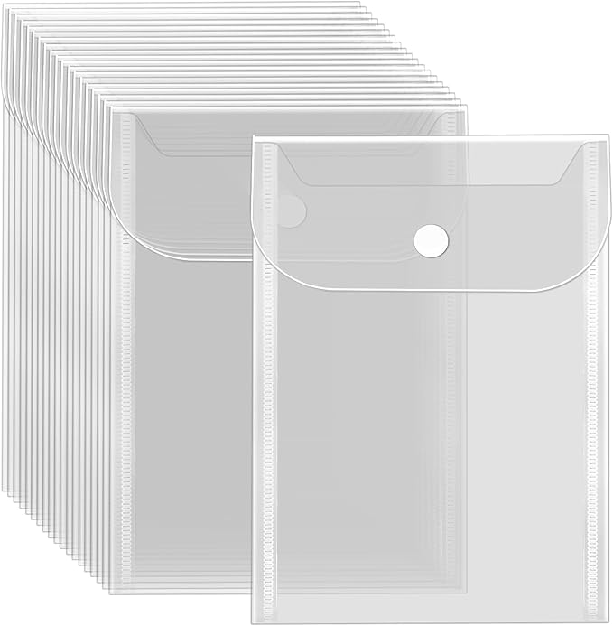 Vmiapxo 20 Pcs Small Plastic Envelopes by Vmiapxo