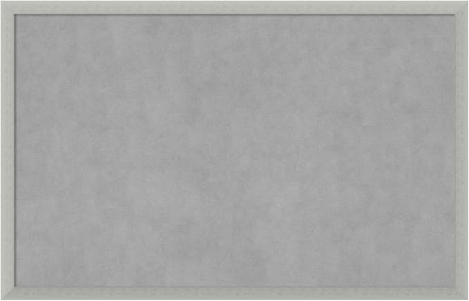 Amanti Art Silver Framed Magnetic Board 22x34 Large Vision Board by AmantiArt