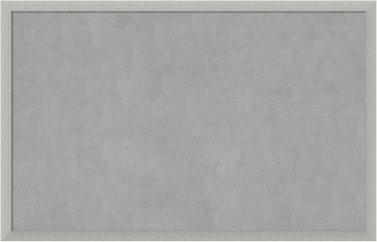 Amanti Art Silver Framed Magnetic Board 22x34 Large Vision Board by AmantiArt