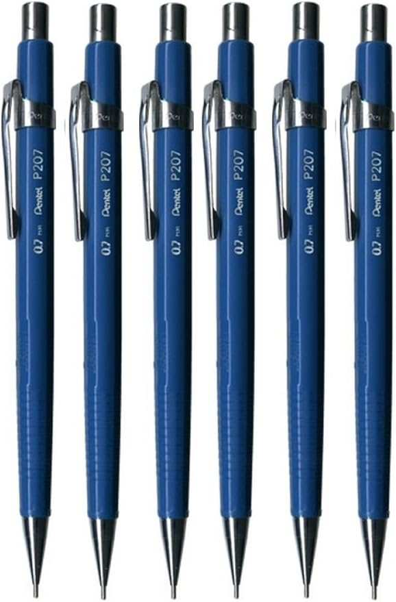 Pentel 0.7mm Blue P200 Series Automatic Mechanical Draughting Pencil Refillable by PentelofAmerica