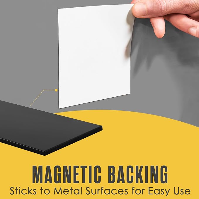 Houseables Magnetic Strip, Magnetic Tape Roll, Magnet Tape, 5 in x 10 FT - Image 4