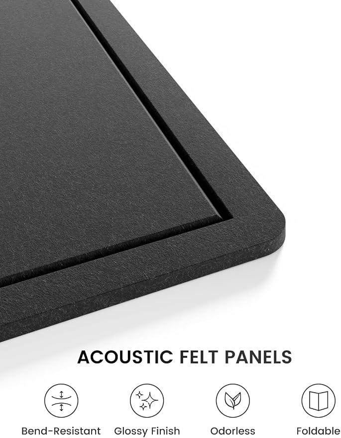 Fluxynara Bulletin Board, Foldable Felt Pin Board - Image 3