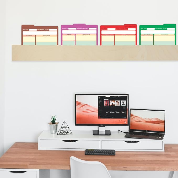 PARTH IMPEX 60 Pack Project File Folders, 1/3 Cut Tab - Image 9