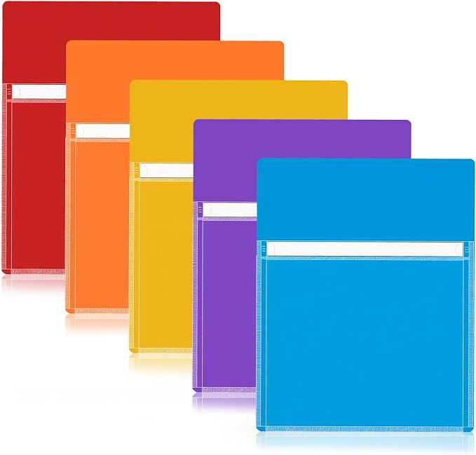 Magnetic Pocket 5 Pack – Self-Adhesive Magnetic Storage Pouch by Unknown