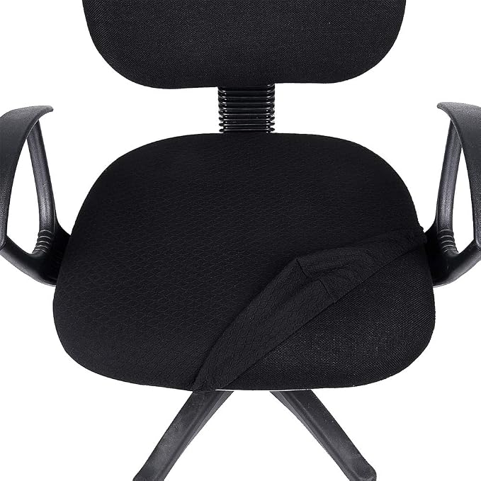 Smiry Stretch Jacquard Office Computer Chair Seat Covers, Removable Washable - Image 4