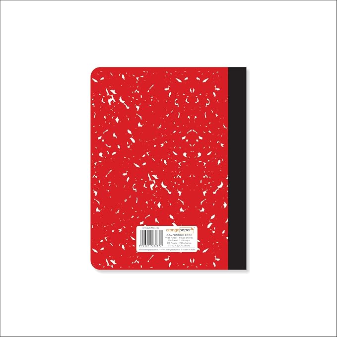 Composition Book – 100 Sheets, Wide Ruled, 9.75 x 7.5 inch – Durable Cover – - Image 3