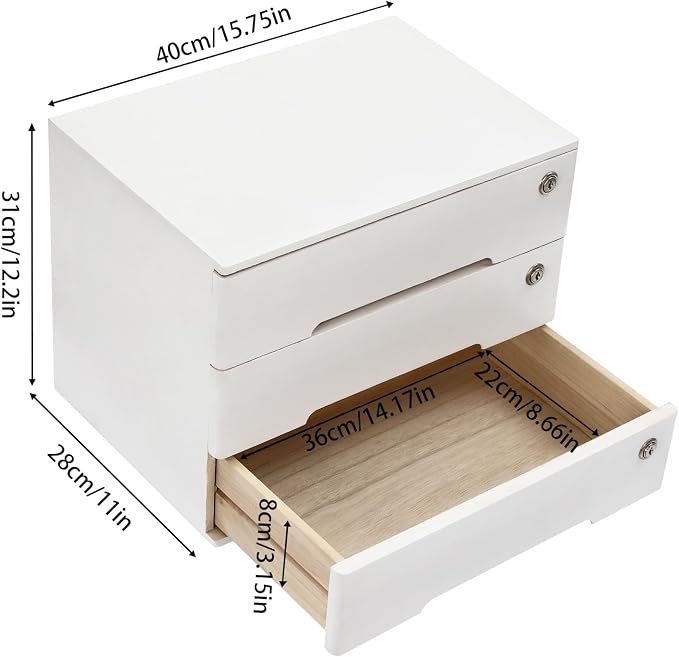 Wooden Desktop Storage Box - Image 3