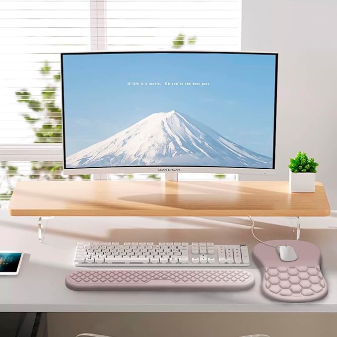 Mouse Pad with Wrist Rest & Keyboard Wrist Rest, Memory Foam - Image 6
