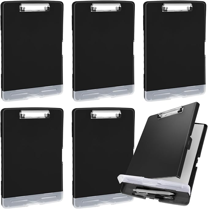 Crtiin 6 Pcs Colored Clipboard by Crtiin