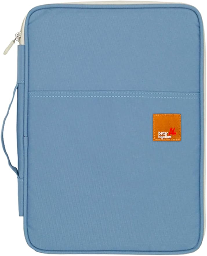Document A4 Bag Case Waterproof Organizer Portfolio Office Travel Zipper by El-fmly