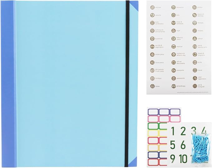 Important Document Organizer, Folio Folders - Image 2