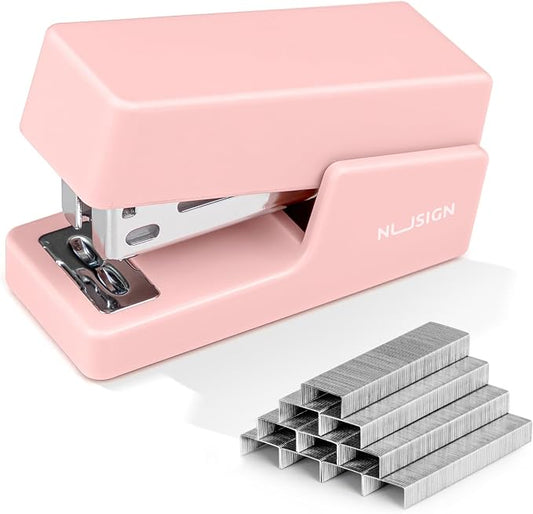 NUSIGN Mini Stapler with 830 Staples, Small Cute Desk Staplers, 25 Sheet by NUSIGN