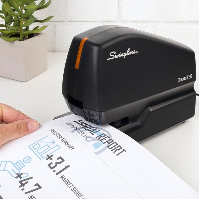 Swingline Electric Stapler Value Pack, 50 Sheet Capacity, includes Optima 50 - Image 2