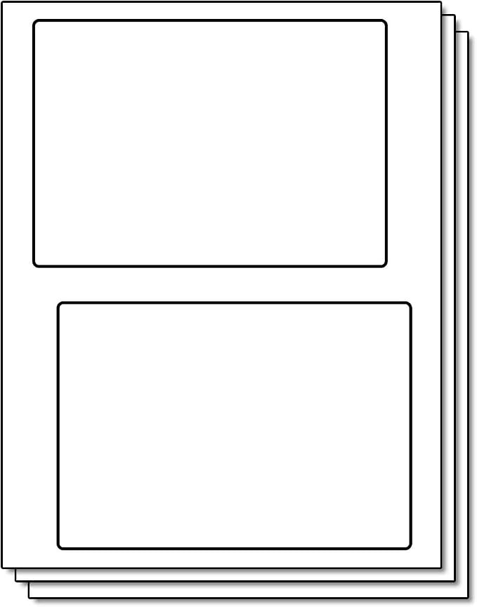 Shipping Labels, 4.75 x 6.75 inch, 2 per Sheet | Inkjet & Laser Printers by OfficeSmartLabels