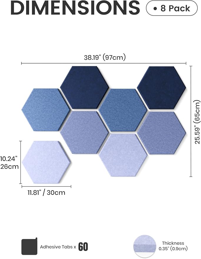 Fluxynara Hexagon Cork Board Alternative - Image 2