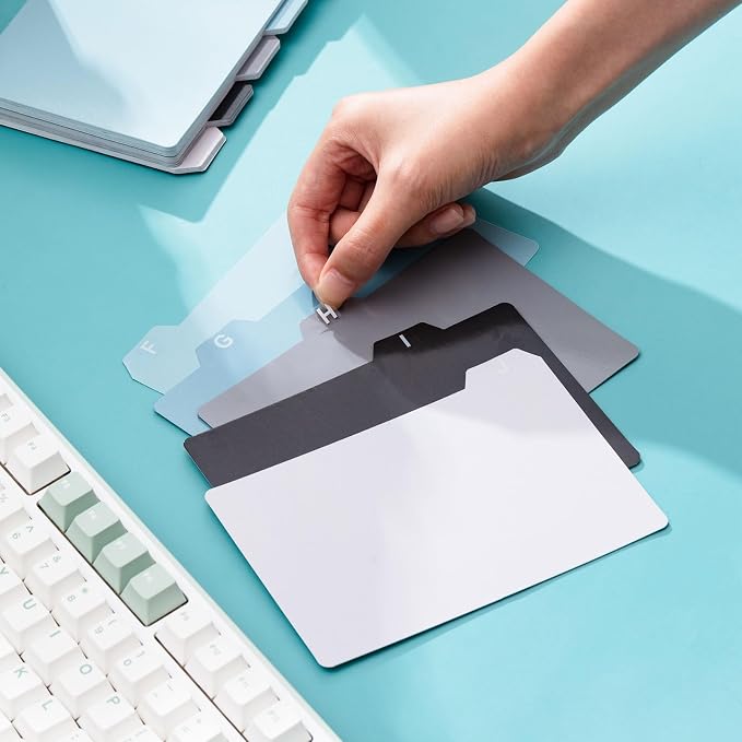 Harloon 50 Pack 4 x 6 Inch Index Card Dividers - Image 4