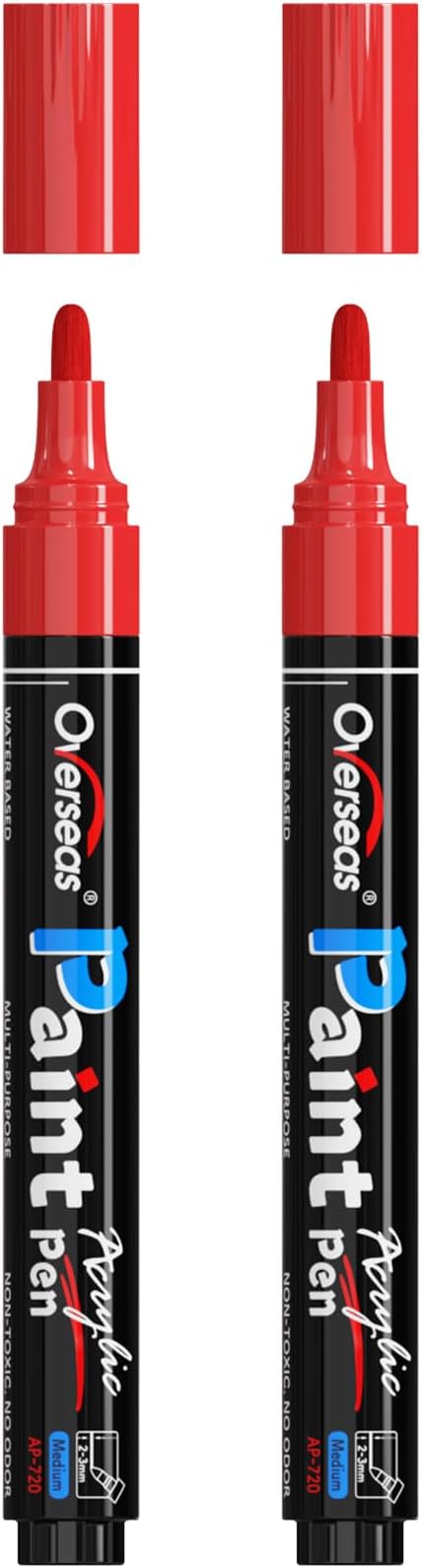 Overseas Red Paint Pens Paint Markers by Overseas