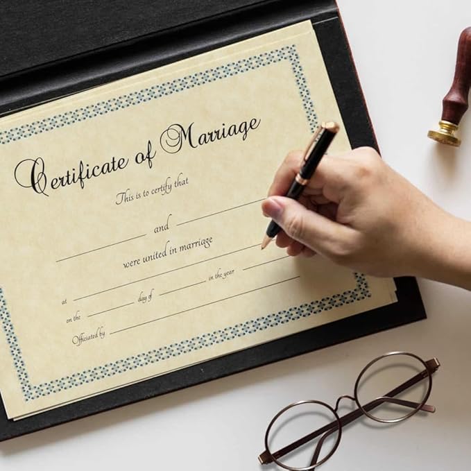 120 Sheets Parchment Paper for Certificates, 8.5" x 11", 100 GSM Double-Sided Stationery Paper for Resumes & Diplomas, Printer-Friendly (Ivory)-DeskLoop Office