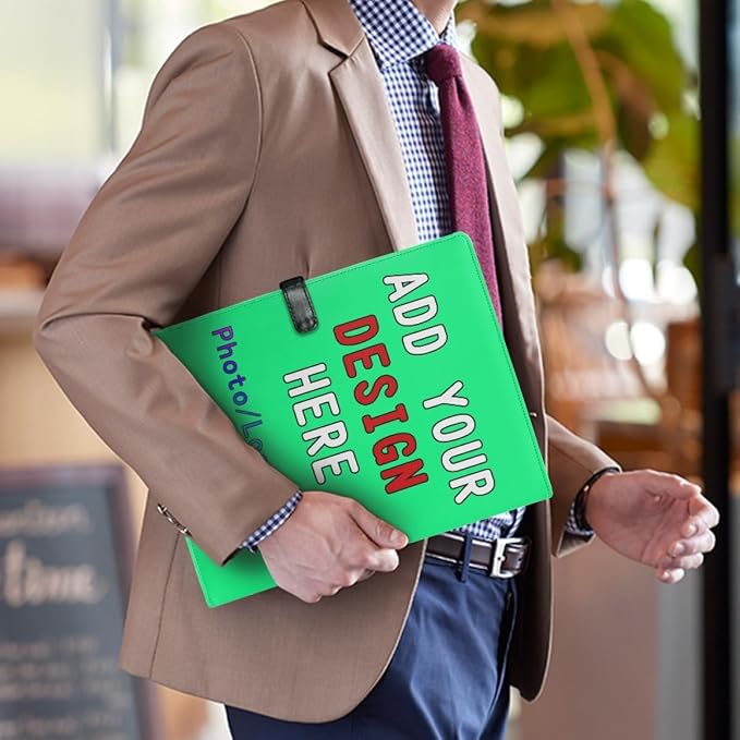 Personalized Padfolio with Logo, Custom Business Portfolio with A4/US Letter - Image 3
