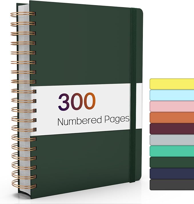 Forvencer Lined Spiral Journal Notebook by Forvencer