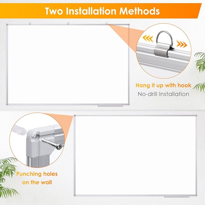 Maxtek White Board Dry Erase 72 x 48, Magnetic Dry Erase Whiteboard - Image 3
