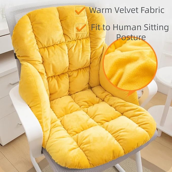 LYFJMUS High Back Office Chair Cushion Soft Desk Chair Pad - Image 6