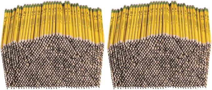Ticonderoga Wood-Cased Pencils, Pre-Sharpened, 2 HB Soft, 2000 Pencils Total - Image 2