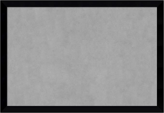 Amanti Art Black Framed Magnetic Board 27x39 Large Vision Board by AmantiArt