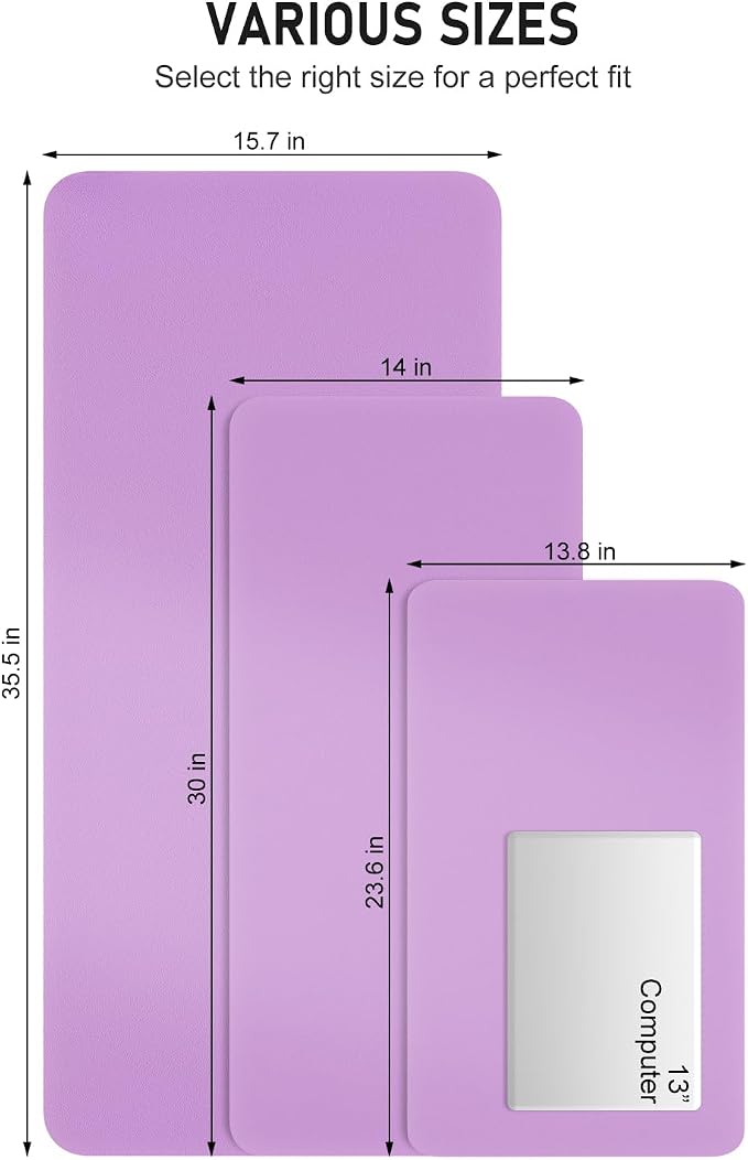 Desk Pad, Waterproof Laptop Computer Writing Mat - Image 6