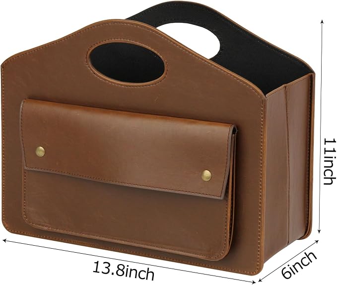 HofferRuffer Magazine Basket Holder, Foldable Magazine Rack, Document File - Image 7