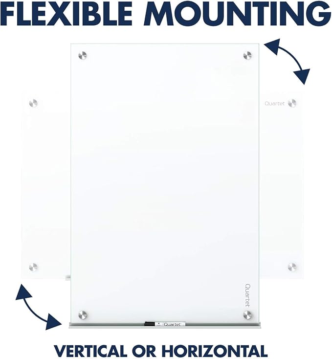 Quartet Dry Erase Board, Magnetic Whiteboard 36" x 24", Glass Board - Image 9