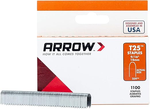 Arrow 259 T25 Heavy Duty Steel Staples by ArrowToolGroup