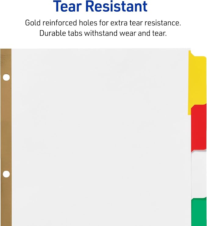 Avery Big Tab Write & Erase Dividers - Image 5