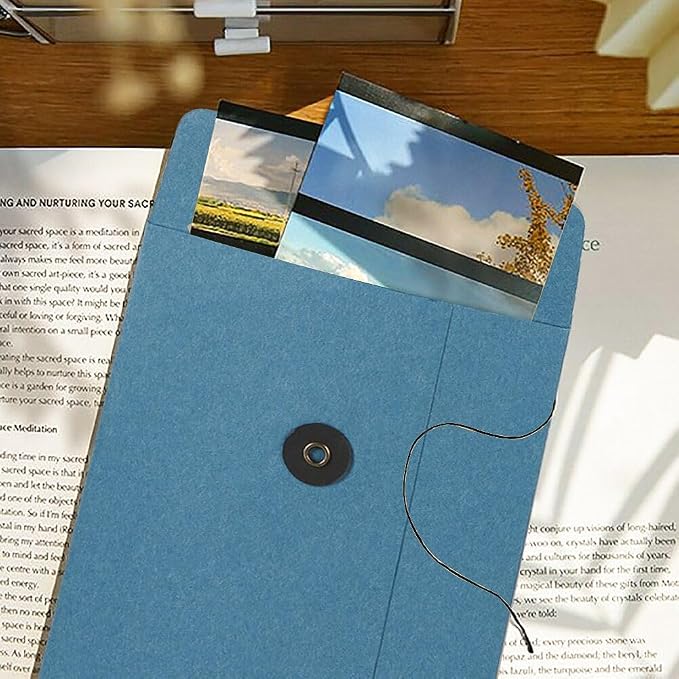 10 Pcs Kraft Paper String Envelope File Folder A5 Size Vertical Document Bill - Image 3