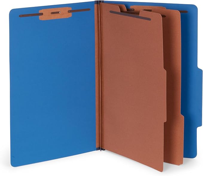 10 Dark Blue Classification Folders - Image 8