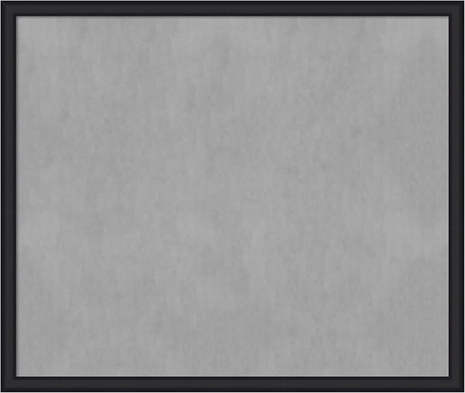 Amanti Art Black Framed Magnetic Board 43x51 Oversize Vision Board by AmantiArt