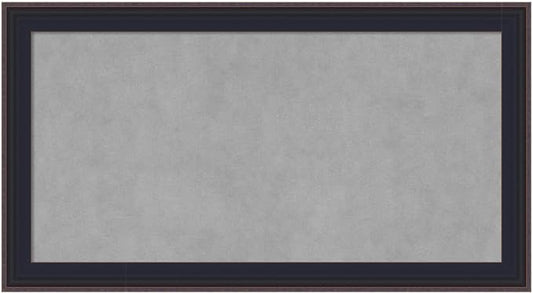 Amanti Art Black Framed Magnetic Board 15x27 Small Vision Board by AmantiArt