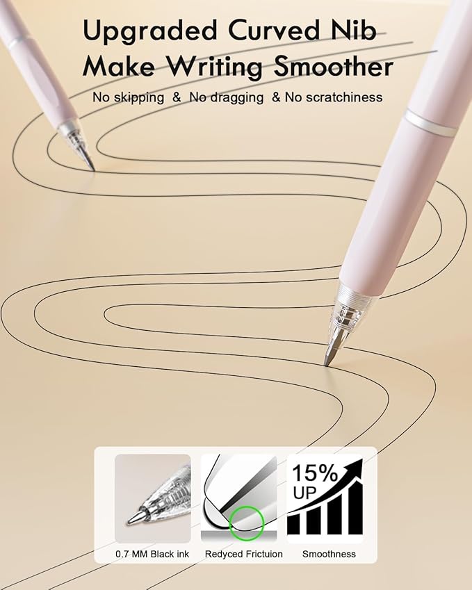 Gel Pens, Cute Ergonomic Fine Point Smooth Writing Pens, Back to School Office - Image 5