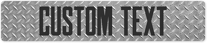 Custom Sign, Custom Street Sign, 11 Font Colors, 13 Font Styles, 4 Hole Options by MySignCenter