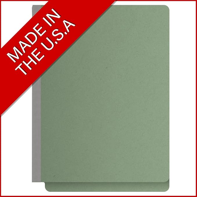 Ecom Folders End Tab Pressboard Classification Folders | Letter Size 25 Pt Stock - Image 5