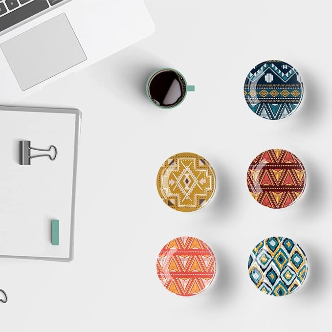 12Pcs Glass Strong Magnetic Refrigerator Magnet Fridge Sticker,Bohemia Crystal Fridge Magnets Decoration for Crafts,Strong Fridge Magnets for Kitchen, School,Office Whiteboard-DeskLoop Office