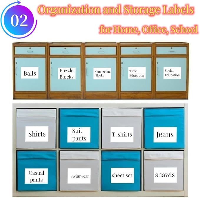 Removable Waterproof Labels for Storage Bins - Image 3