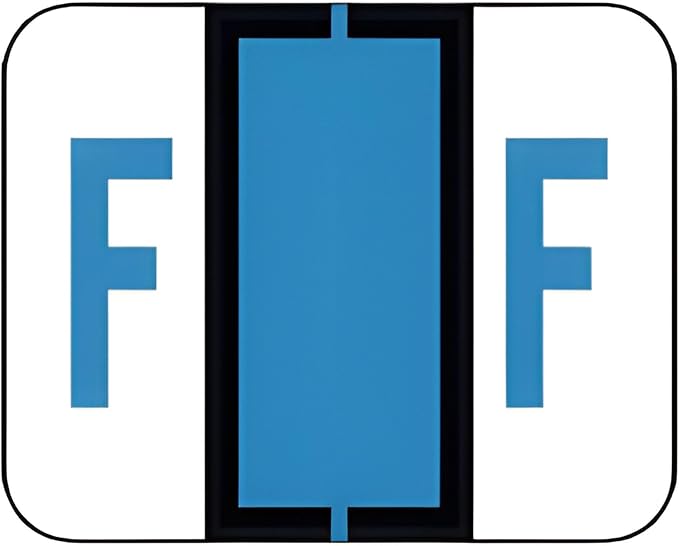 Doctor Stuff - File Folder Labels, Alphabet Letter F Stickers, Compatible - by DoctorStuff