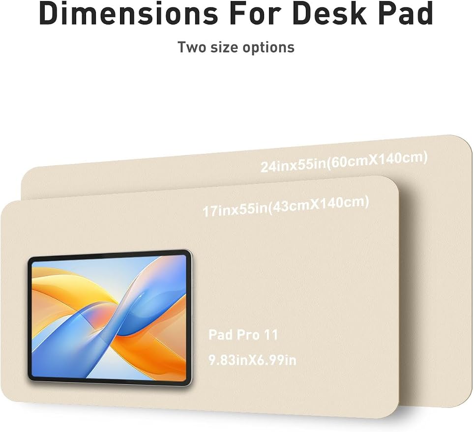 Aothia Faux Leather Desk Mat - Image 5