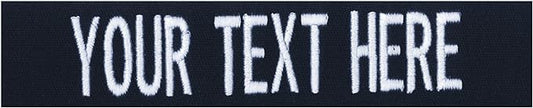 Custom Uniform Name Tapes Solid Colors. Made in The U.S.A. Ships Under 24 by NORTHERNSAFARI