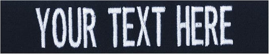 Custom Uniform Name Tapes Solid Colors. Made in The U.S.A. Ships Under 24 by NORTHERNSAFARI