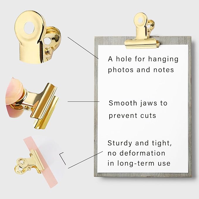 YUCHIYA 10 Pack Bulldog Clips - Image 5