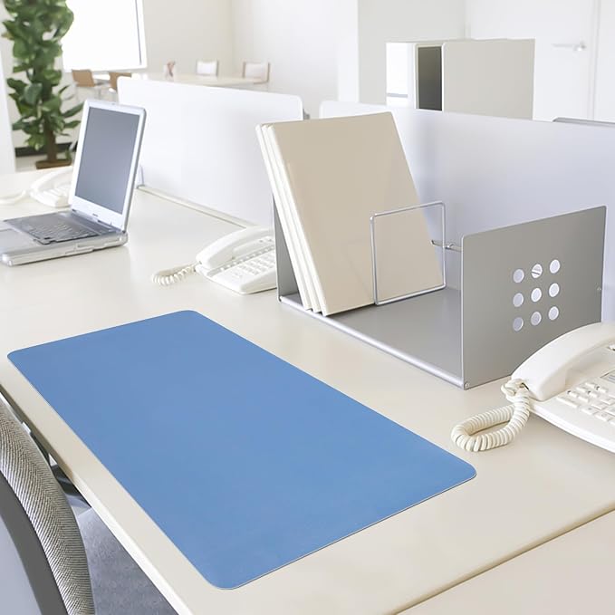 Desk Pad Mat, Leather Desk Mat for Desktop, Waterproof Keyboard Mats for - Image 7