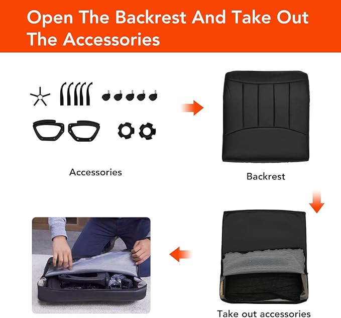 CLATINA Mid Back Leather Office Executive Chair with Lumbar Support and Padded Armrestes Swivel Adjustable Ergonomic Design for Home Computer Desk 2 Pack-DeskLoop Office