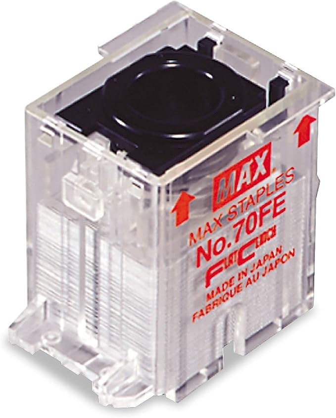Max NO70FE Staple Cartridge for EH-70F Flat-Clinch Electric Stapler - Image 2